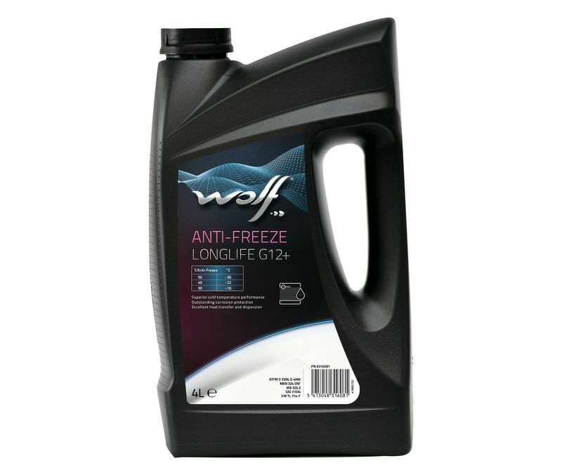 Антифриз розовыйКонцентрат 4L\8316081_WOLF ANTI-FREEZE LONGLIFE G12+