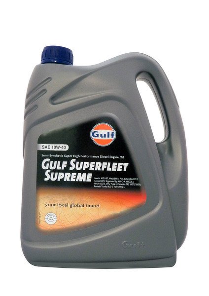 Моторное масло GULF Superfleet Supreme SAE 10W-40 (4л)