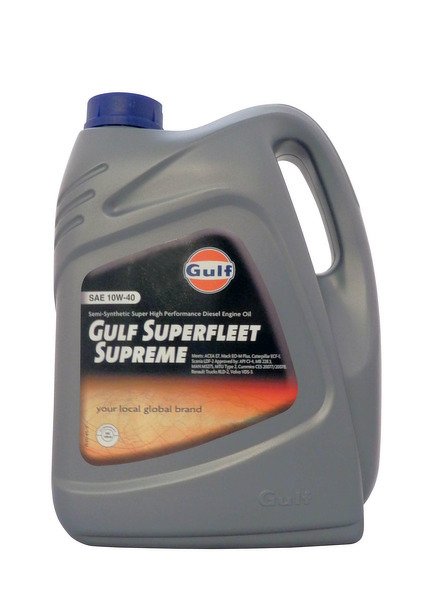 Моторное масло GULF Superfleet Supreme SAE 10W-40 (5л)