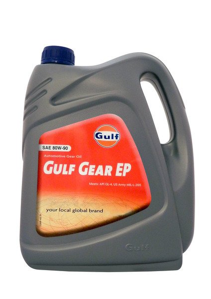 Трансмиссионное масло GULF Gear EP SAE 80W-90 (4л)