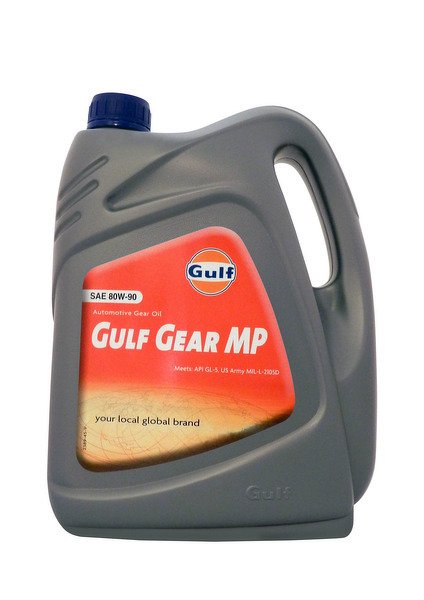Трансмиссионное масло GULF Gear MP SAE 80W-90 (4л)