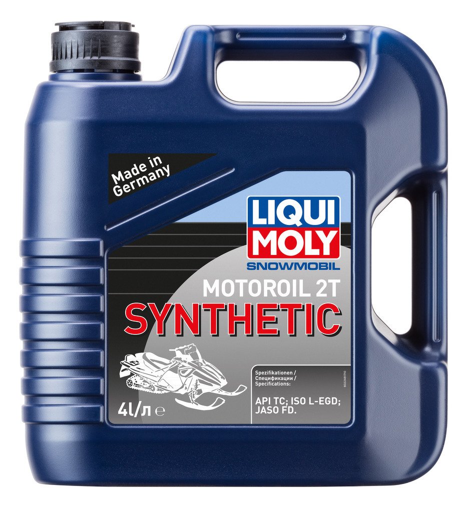 Моторное масло для снегоходов Snowmobil Motoroil 2T Synthetic (Синтетическое,4л)