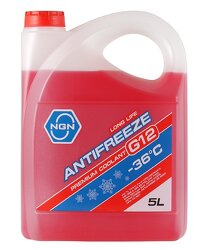 Жидкость охлаждающая NGN G12-36 ANTIFREEZE 5L, 5л