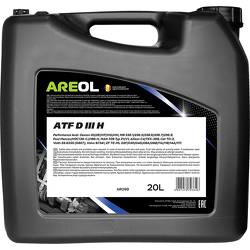 Масло трансмиссионное AREOL Gear Oils ATF Dexron III H (синтетическая жидкость) 20 L