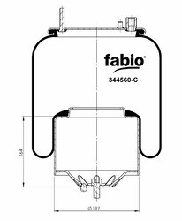 Пневмопод.со стак.1шп.М10 2шп.D9,8 1шп.шт.M24x1,5M/16x1,5 Volvo FM9-12/FH12