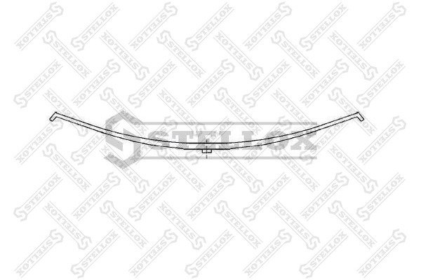 Рессора 1-листовая 1/43x43x75 604+604 --/-- Fruehauf