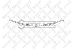 Рессора однолист. 1/38х75x38 577+577 Fruehauf