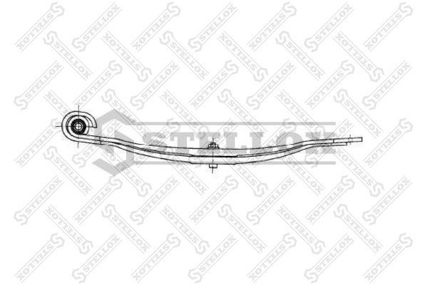 Рессора усиленная 2/32x70x100 425+495 S30/-- BPW