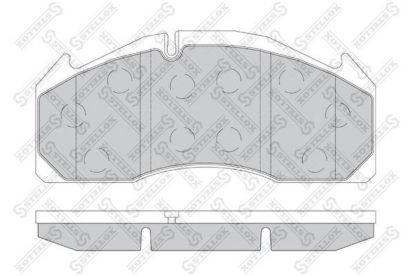 Колодки дисковые 29125.увеличенный ресурс.со скобами, 249.5x111.7x29Volvo FL/FH/FM