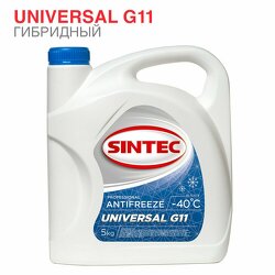 Антифриз Sintec Universal G11 blue -40 5кг