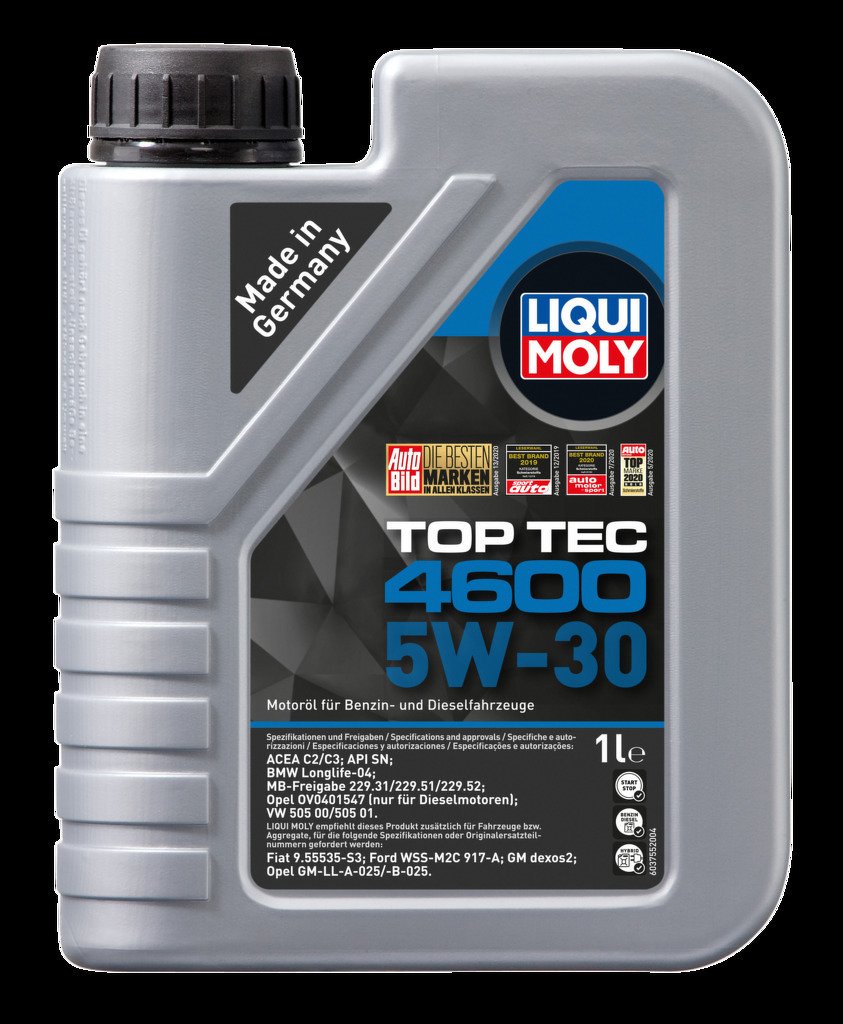 Масло моторное Top Tec 4600 5W30 (НС-синтетическое, 1л)