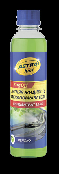 Летняя жидкость для стеклоомывателя, 0.25 л, astrohim, ac410