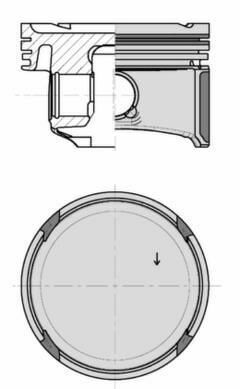 ПОРШЕНЬ В К-ТЕ VAG 1.2 KOLBENSCHMIDT