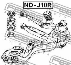 отбойник заднего амортизатора Nissan Qashqai 06>/XTrail 07>, Renault Koleos 08>