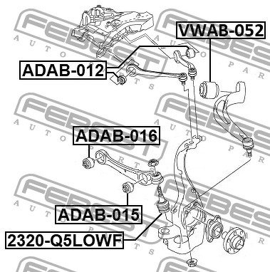 Сайлентблок \AUDI A6, A7, A8, RS6, S8