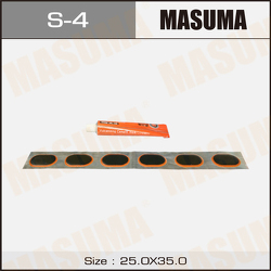 Заплатки "Masuma" камер, 24х35mm. к-т48шт (+ клей 22ml)