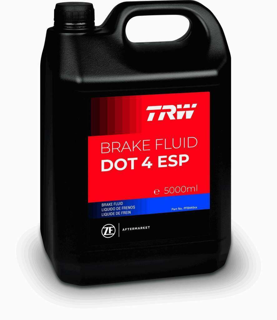 Тормозная жидкость dot 4 brake fluid 5l