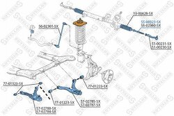 Тяга рулевая Volvo V70/S70/C70 all 97>