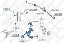 Тяга стабилизатора переднего Mini Cooper/One all <01