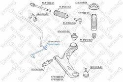Тяга стабилизатора переднего праваяHyundai Santa Fe 00>