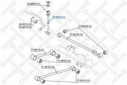 Тяга стабилизатора заднего Toyota Land Cruiser GRJ12#/KDJ12# all 02>