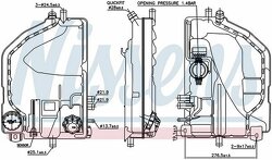 Бачок расширительный с крышкой и датчиком / MERCEDES ACTROS 04