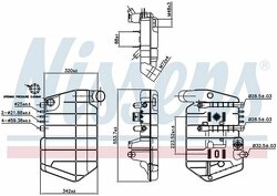 Бачок расширительный с крышкой и датчиком / DAF XF 95 02