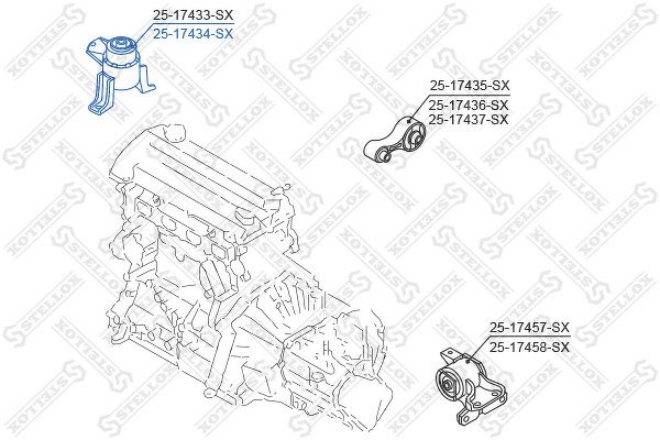 Подушка двигателя правая Mazda 6 GH 2008-2013