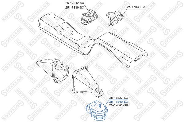 Подушка двигателя передняя Suzuki Grand Vitara/Escudo SQ416/SQ420/SQ625 1998-2006