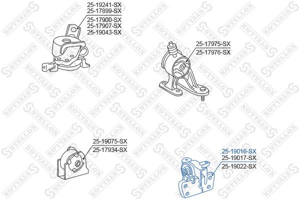 Подушка двигателя леваяToyota Auris ZZE150/NZE151 -06