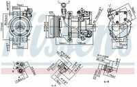 КОМПРЕССОР MITSUBISHI COLT VI 6/04-6/12, SMART FORFOUR (454) 1/04-6/06 (DENSO) 890077