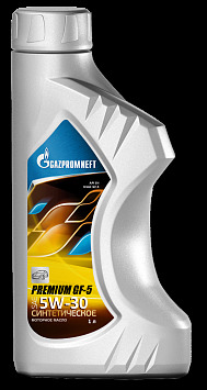 Моторное масло Gazpromneft Premium GF-5 5W-30 1л, GAZPROMNEFT, 253142221