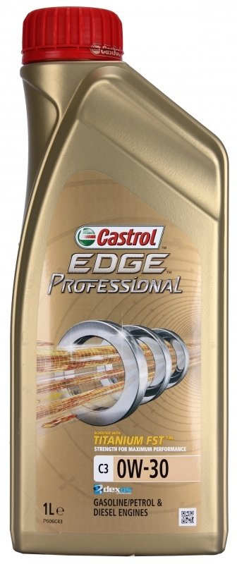 Моторное масло CASTROL EDGE Professional C3 Titanium FST, 0W-30, 1л, 15349E