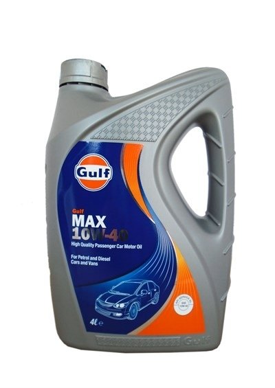 Моторное масло GULF MAX, 10W-40, 4л, 5056004115726