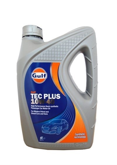 Моторное масло GULF TEC Plus, 10W-40, 4л, 5056004115122