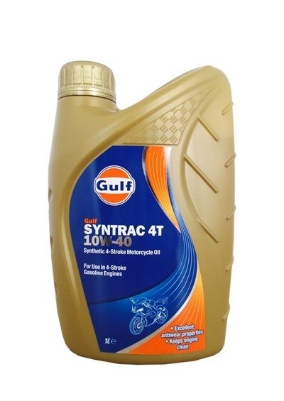 Моторное масло GULF Syntrac 4T, 10W-40, 1л, 5056004111018