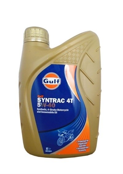 Моторное масло GULF Syntrac 4T, 5W-40, 1л, 5056004111117