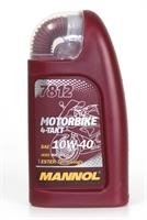 Моторное масло MANNOL 4-Takt Motorbike, 10W-40, 1л , HL10242