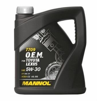 Моторное масло MANNOL 7709 O.E.M. for Toyota Lexus, 5W-30, 4л, 4036021401539