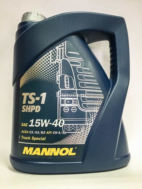 Моторное масло MANNOL TS-1 SHPD, 15W-40, 5 л, 4036021256672