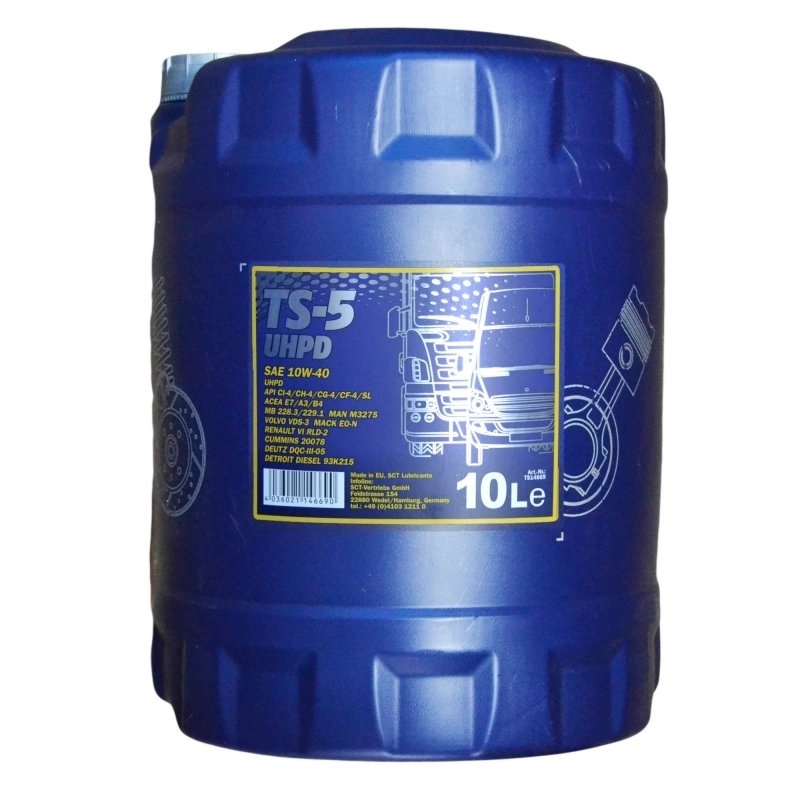Моторное масло MANNOL TS-5 UHPDот, 10W-40, 10 л, 4036021146690