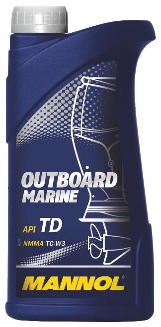 Моторное масло MANNOL Outboard Marine, 1 л, OB10175
