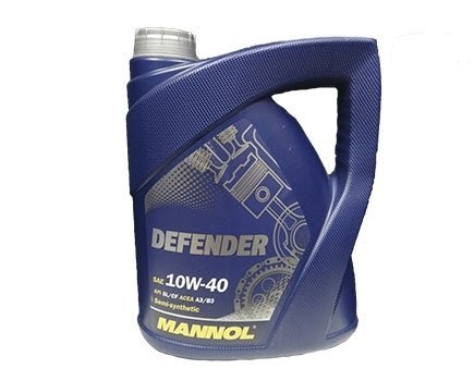 Моторное масло MANNOL Stahlsynt Defender,10W-40, 4 л, SD40256