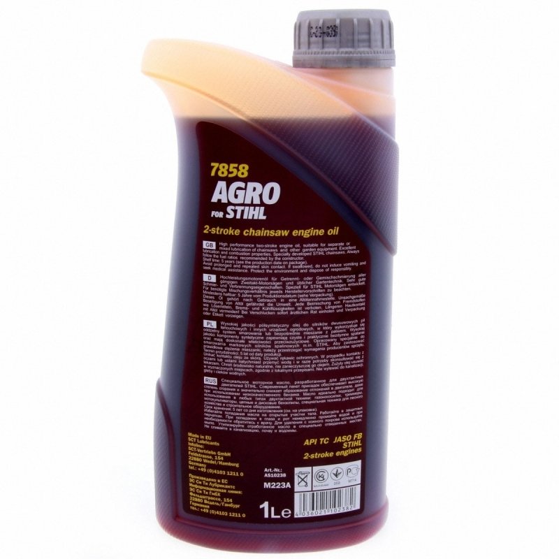 Моторное масло MANNOL Agro for Stihl, 30, 1 л, 4036021102382