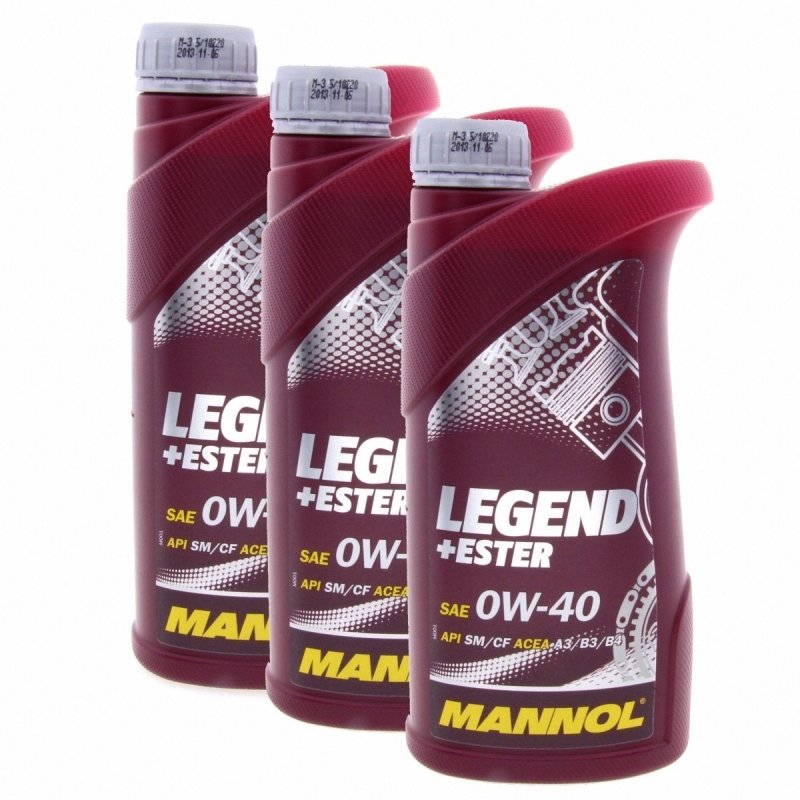 Моторное масло MANNOL LEGEND+ESTER, 0W-40, 1 л, LE10240