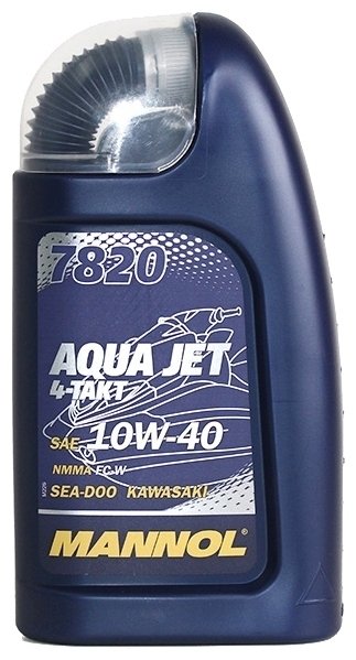 Моторное масло MANNOL 4-Takt Aqua Jet, 10W-40, 1 л, AQ10235