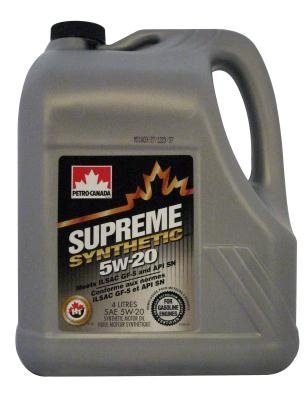 Моторное масло PETRO-CANADA Supreme Synthetic, 5W-20, 4л, 055223610130