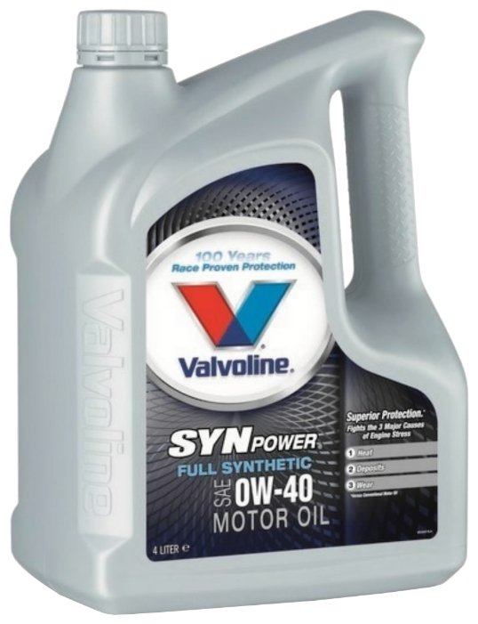 Моторное масло VALVOLINE SynPower, 0W-40, 4л, 8710941112275