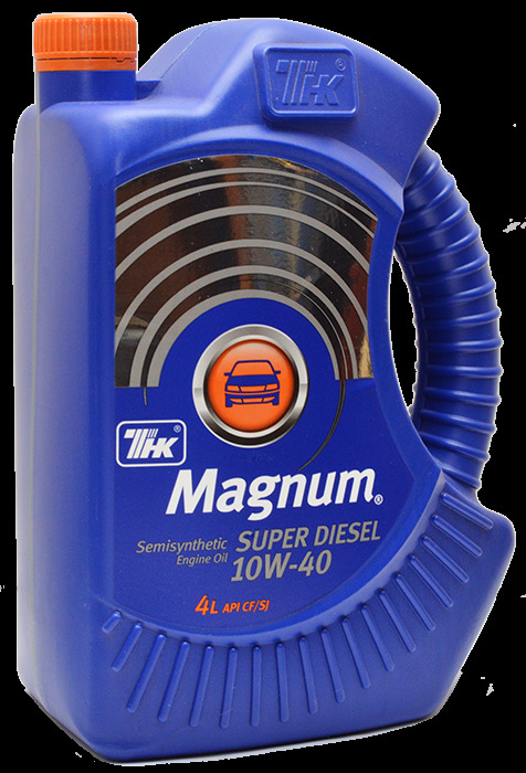 Моторное масло ТНК Magnum Super Diesel, 10W-40, 4л, 40612642