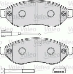 Колодки дисковые, VALEO, 598891